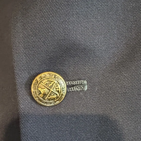 Oscar de la Renta Midnight Blue Blazer - Picture 4 of 11